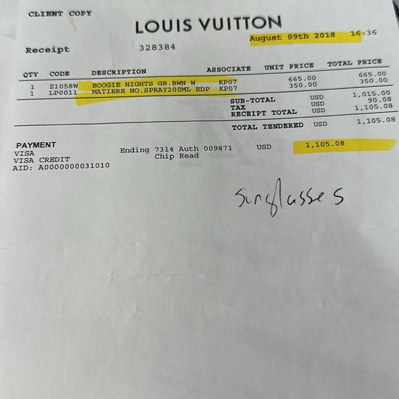 LV RARE Boogie Nights Racing Sunglasses. Gently used with case and box. - Picture 6 of 6